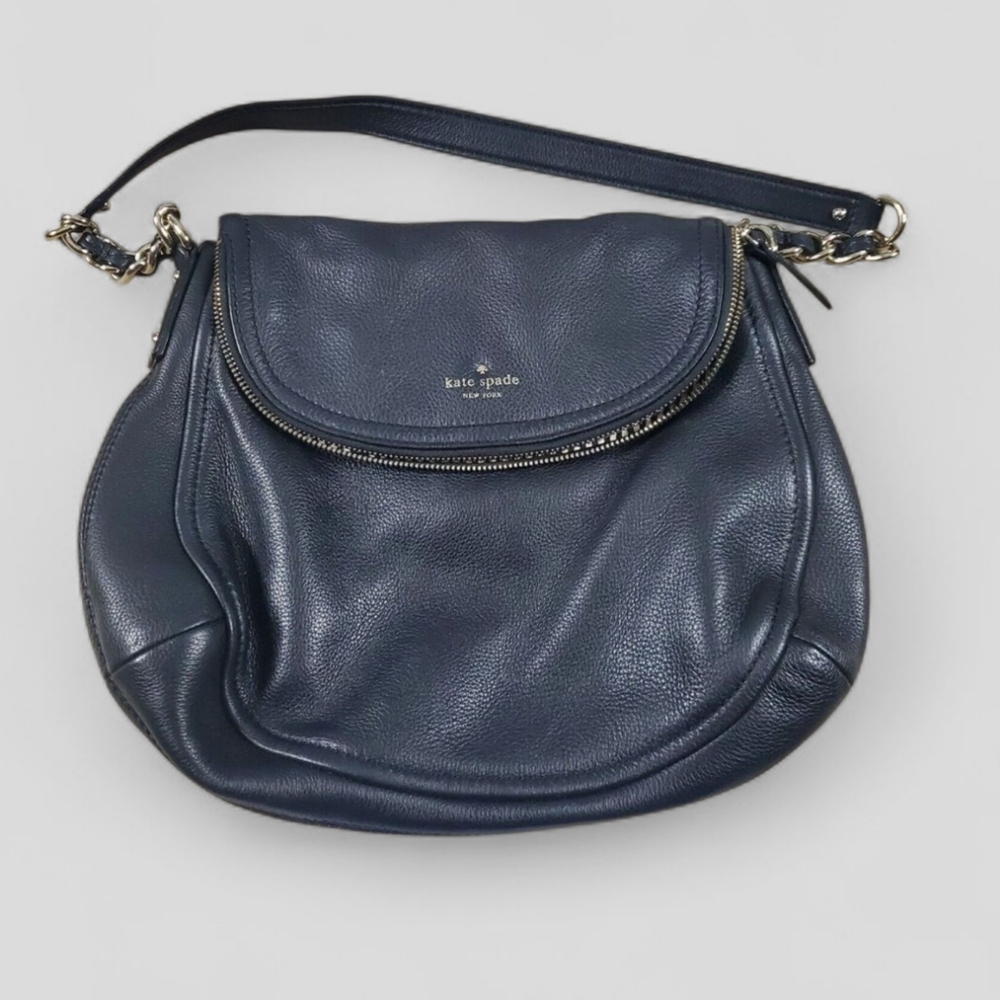 Kate Spade Cobble Hill Penny Black Pebbled Leather Shoulder Bag - Picture 3 of 8